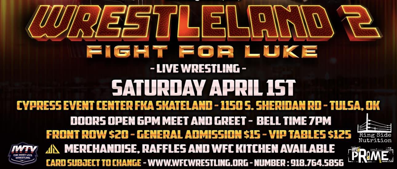 Tickets on Sale Now for Wrestleland 2!